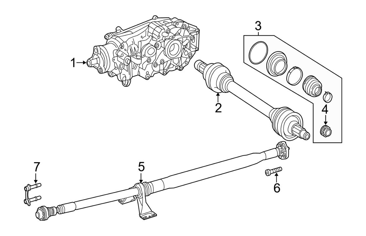 Mercedes CV Axle Assembly - Rear Driver Left 2463509500